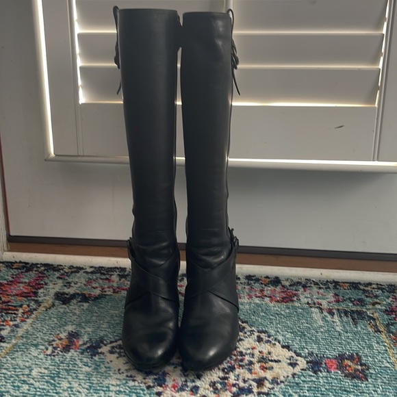 Cole Hann Nike Air black tall boots - Picture 2 of 9